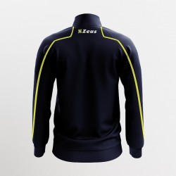 Tuta Scuola con Zip Blu e Giallo Fluo Retro