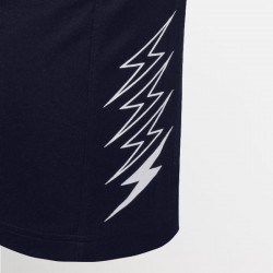 Bermuda Allenamento Zeus Enea Blu Saette Gamba