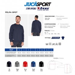 Felpa Spot Girocollo Guida Taglie