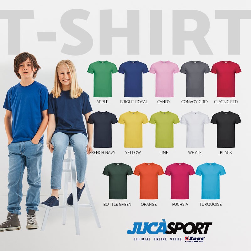 T-Shirt Bambino Cotone Slim