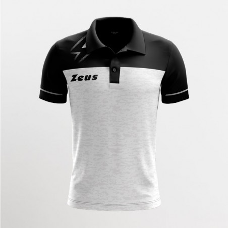 Polo Olympia Bikolor Bianco Nero