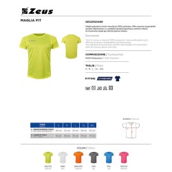 Maglia Fit Zeus Sport | Traspirante e Personalizzabile | Jucasport